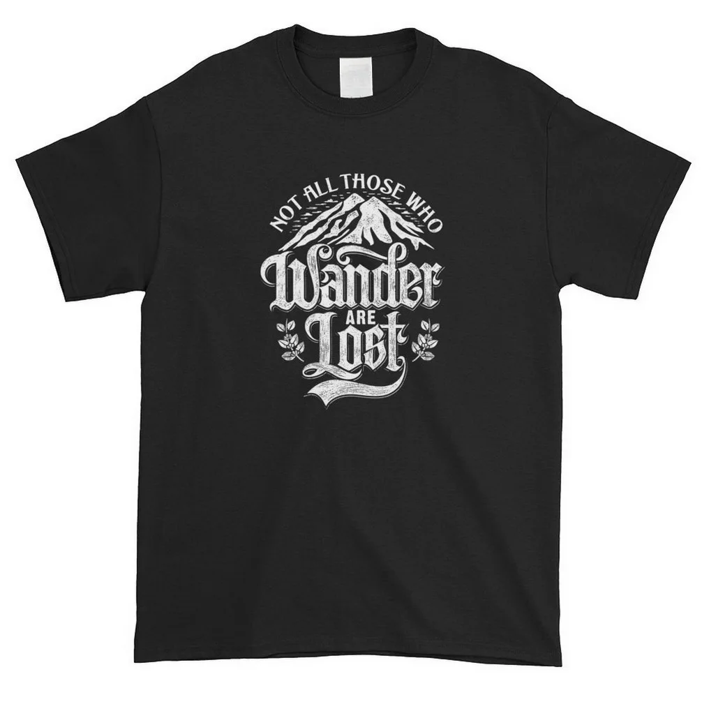 Футболка унисекс не для всех кто бродит j.r Tolkien LOTR с принтом размера плюс