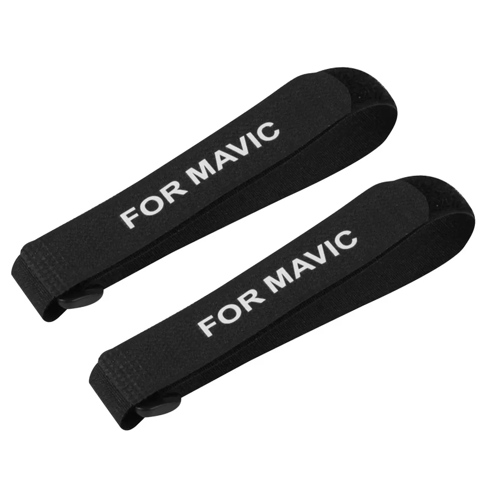 

1pair Durable Drone Blade Bracket Propeller Fixator Holder Nylon Magic Sticker Soft Easy Use Adjustable Clasp For Mavic Pro
