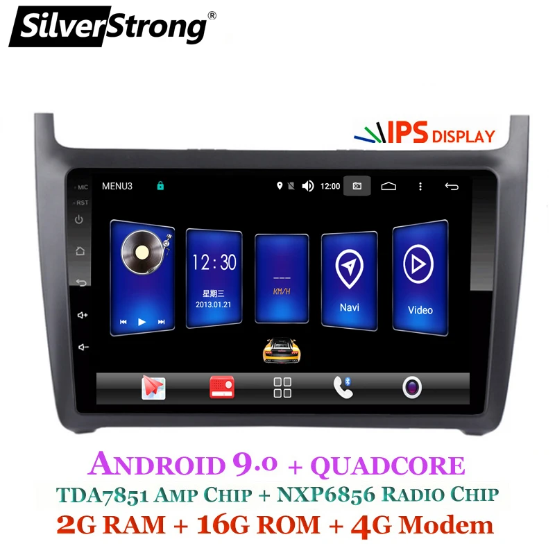 SilverStrong 9 дюймов ips Android9.0 автомобиля gps для Защитные чехлы сидений сшитые