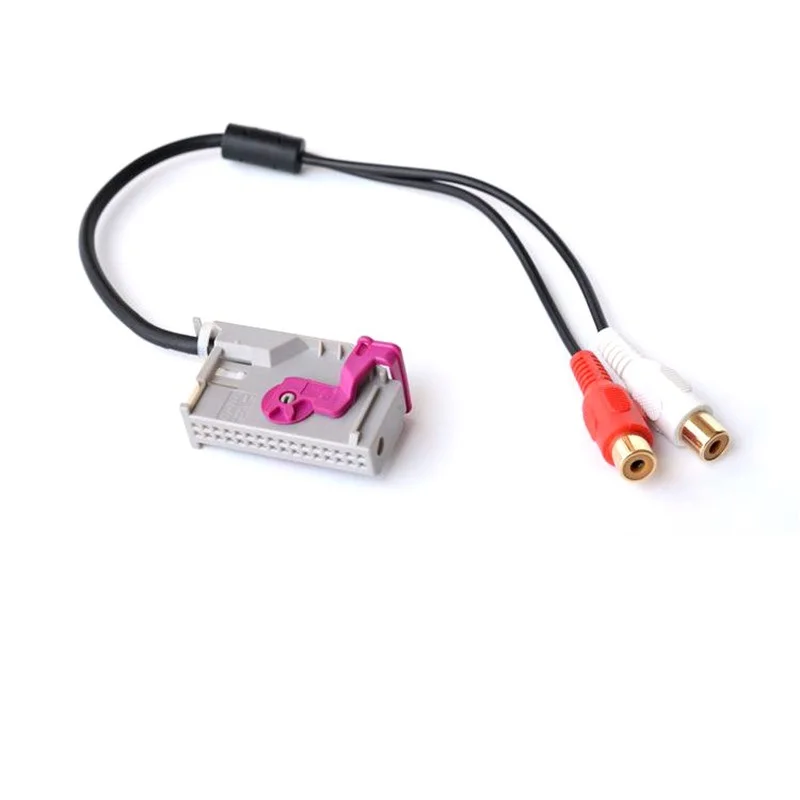 32 pin Radio Adapter RNS-E RNS E RCA AUX Cable Harness for Audi A3 A4 A6 A8 TT R8 | Автомобили и мотоциклы