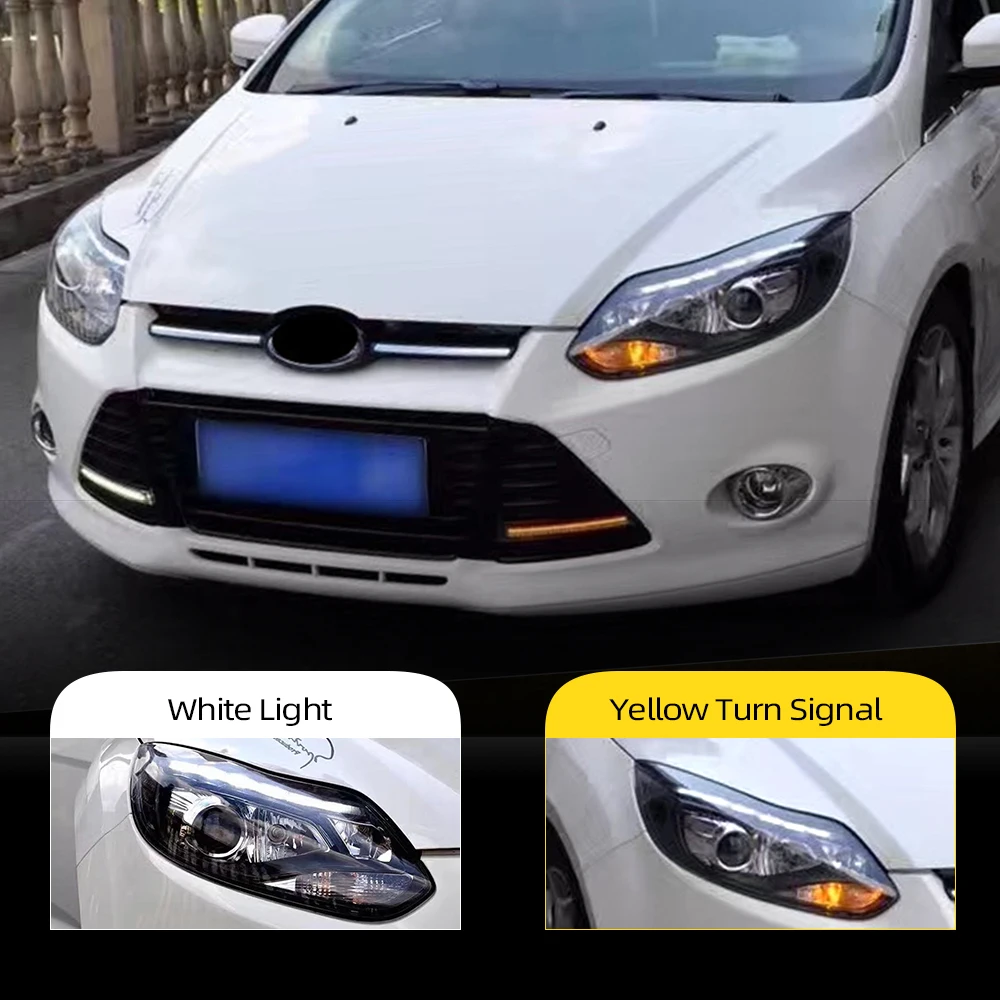 Автомобильный Стайлинг для Ford Focus 3 светодиодный фар 2012 2013 2014 focus ST Стиль DRL H7 Hid