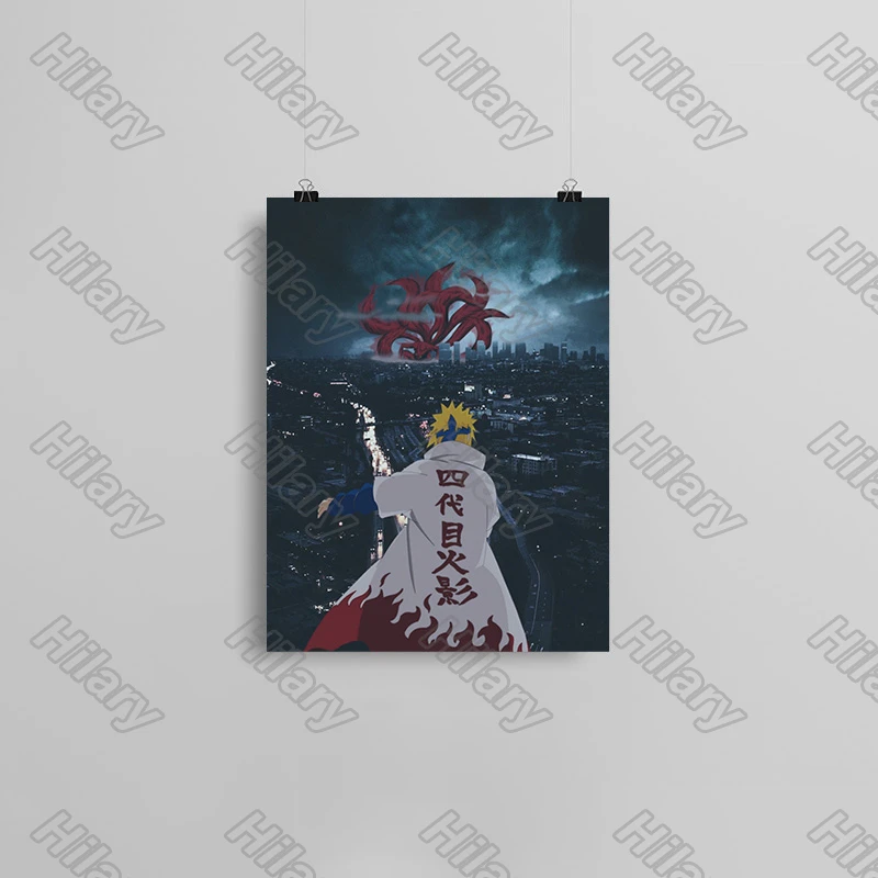 

Poste Anime Minato-Namikaze-Naruto Canvas Painting Wall Art Picture Home Decoration for Living Room and Bedroom Frameless Style