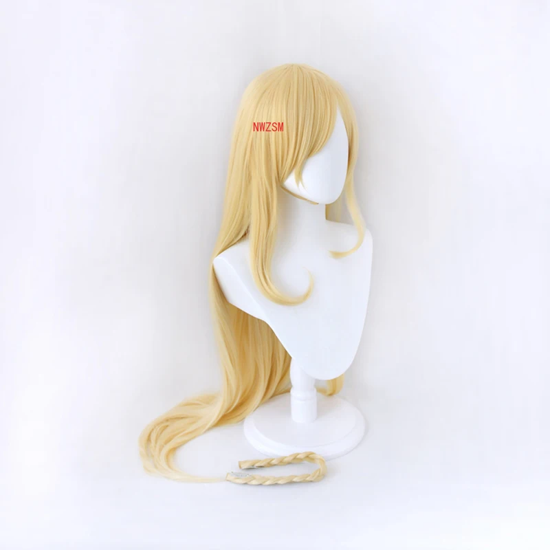 Супер Данган Ронпа Парик со длинной косой Сонии Невермайнд для косплея. Костюм Данганронпа. Синтетические волосы, устойчивые к теплу. Женские парики.