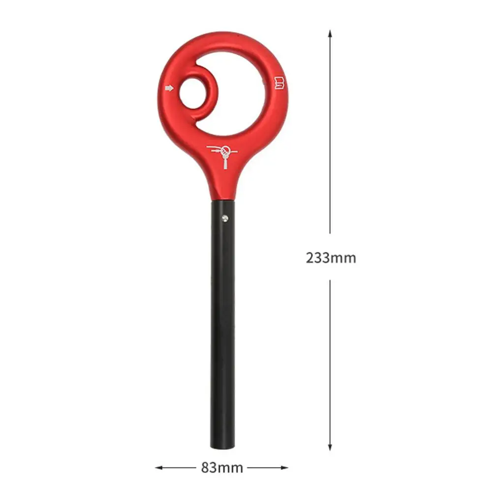 

Rock Climbing 9-Shape Ring Abseiling Device for Climbing Descender Belay Rappelling Carabiner Outdoor Downhill Descent Kit