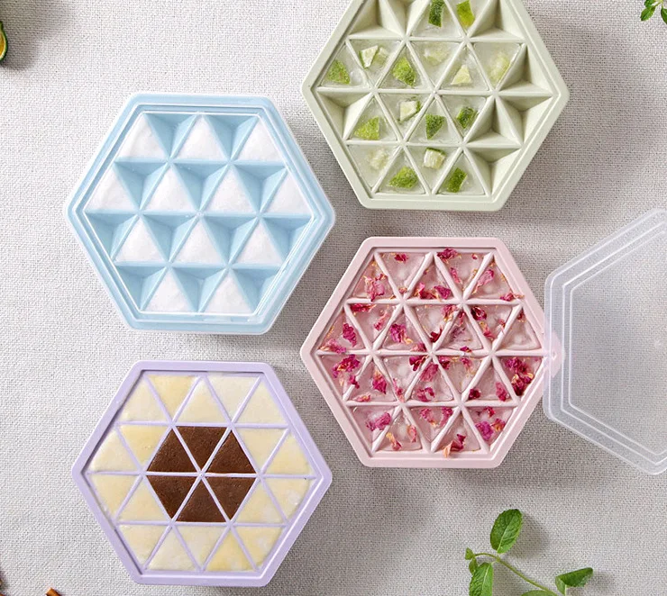 Самодельный лед шлифовальные машины шестигранные домашние Формы для льда с