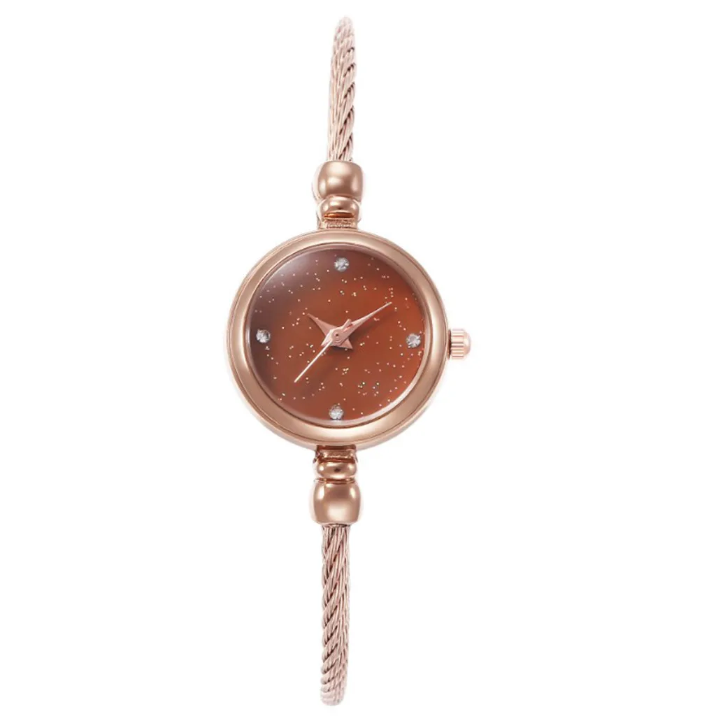 Часы женские маленькие со стальным ремешком модные ретро-часы с браслетом из