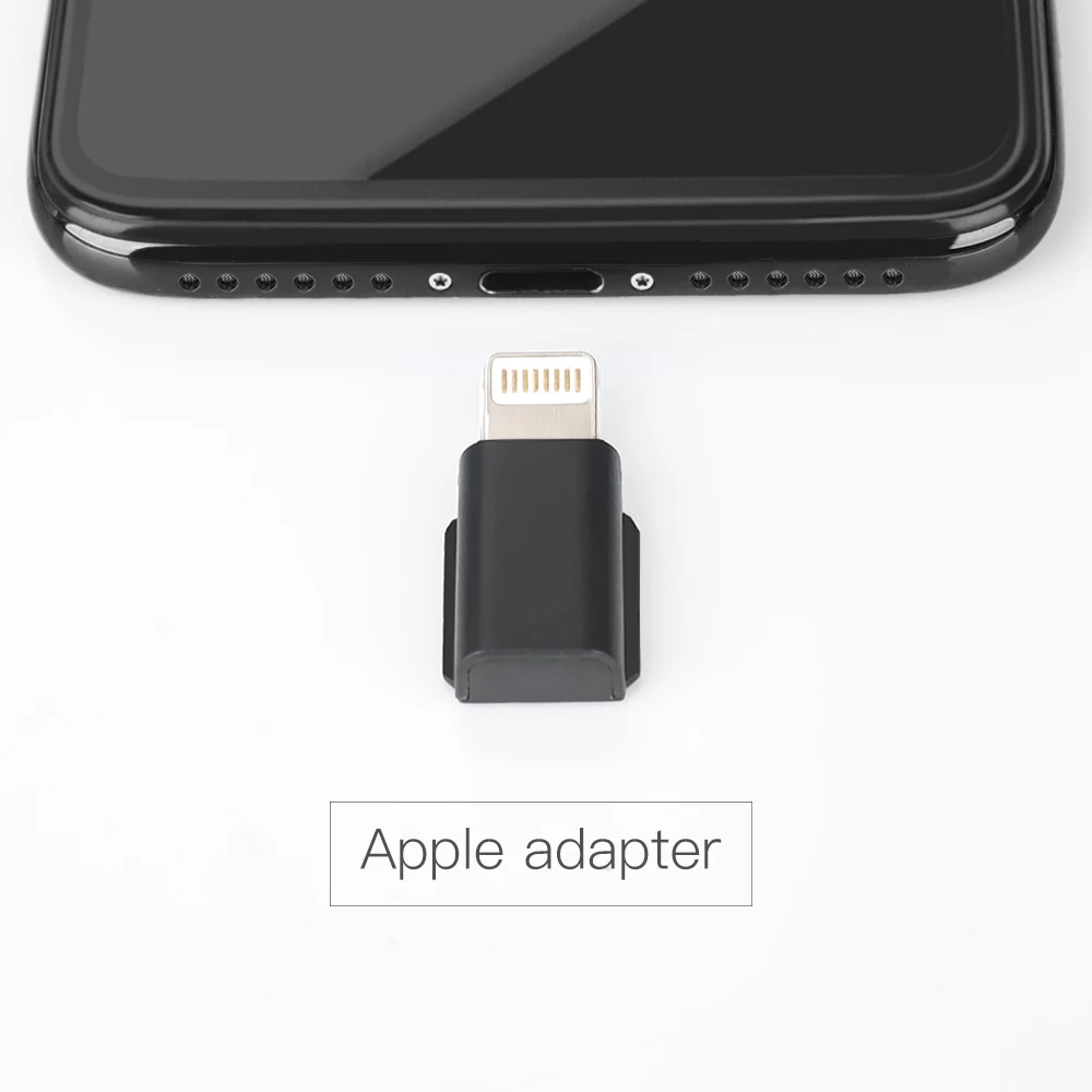 ABS простой в установке переходник для смартфона Разъем Черный IOS Тип C передача