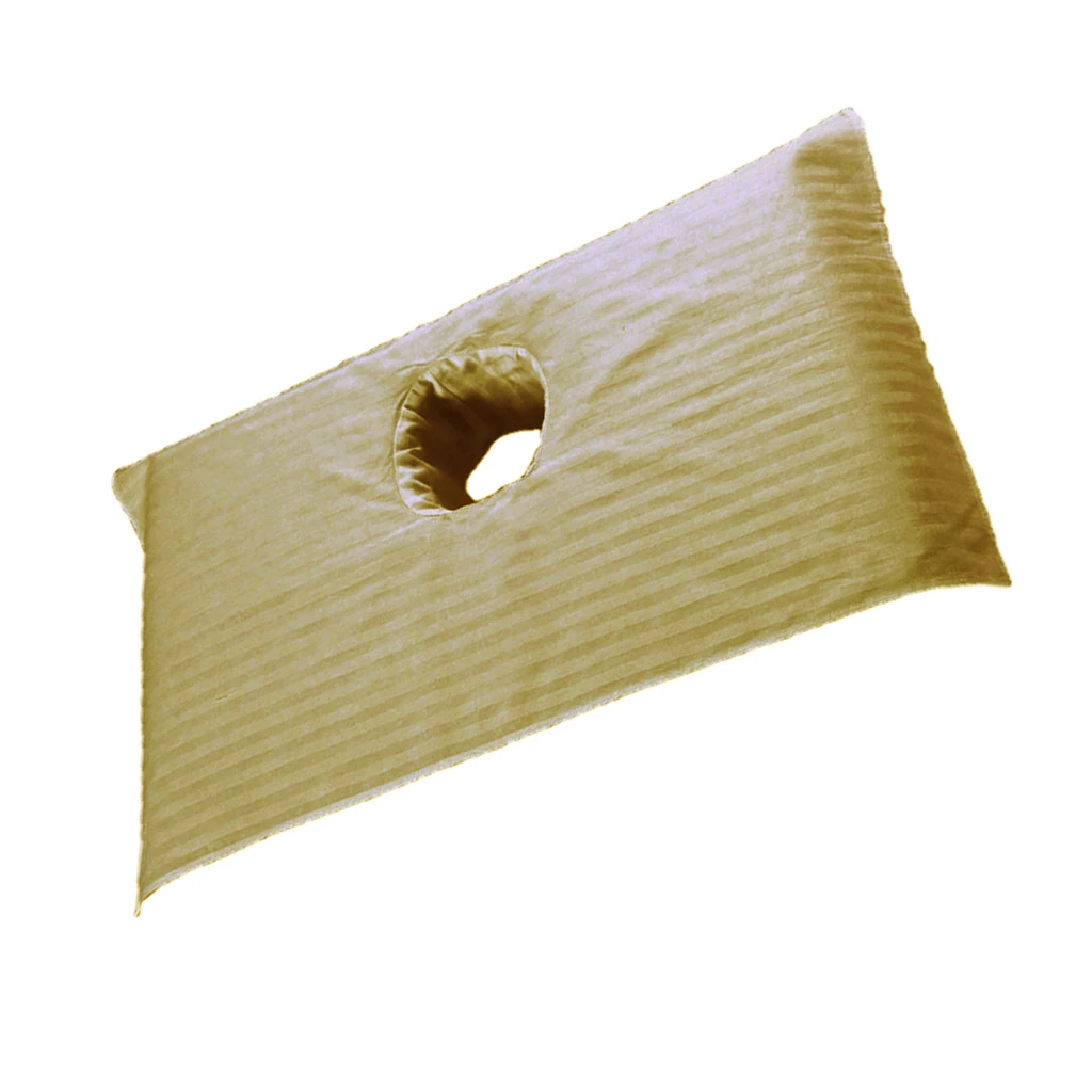 Мягкий хлопок спа для массажной кровати листы покрытие стола с дыхание отверстие