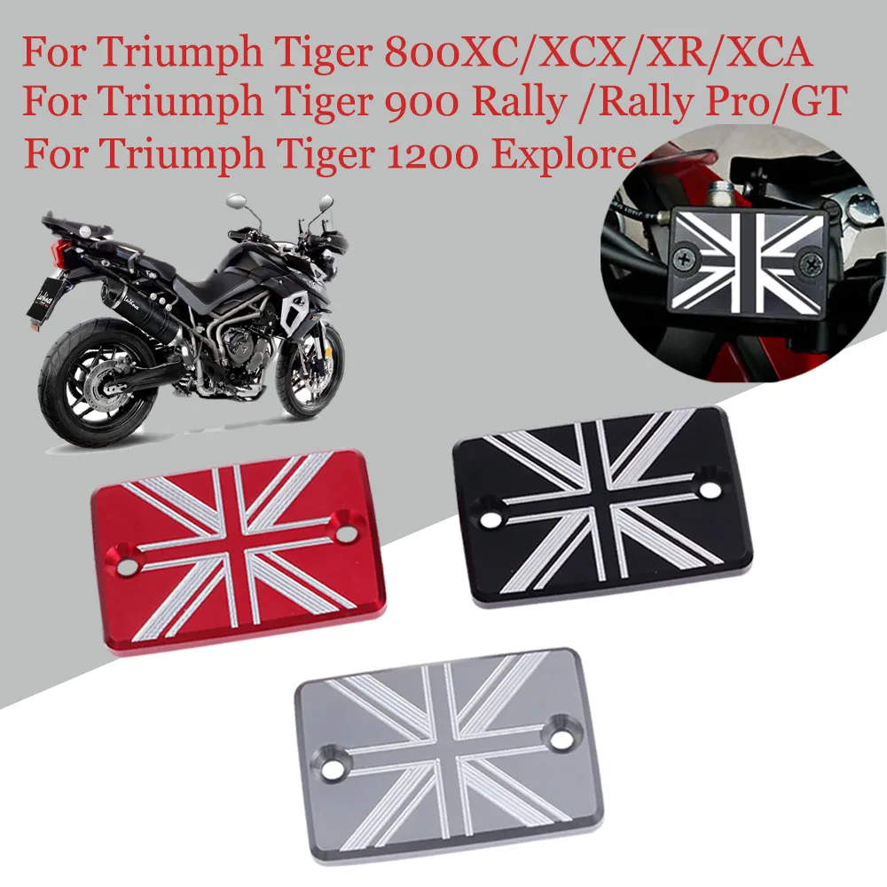 

For Triumph Tiger 800 XC XCX XR XRX XCA 850 Sport 660 900 Rally Pro 900 GT Motorcycle Front Brake Fluid Reservoir Cap Cover Fit
