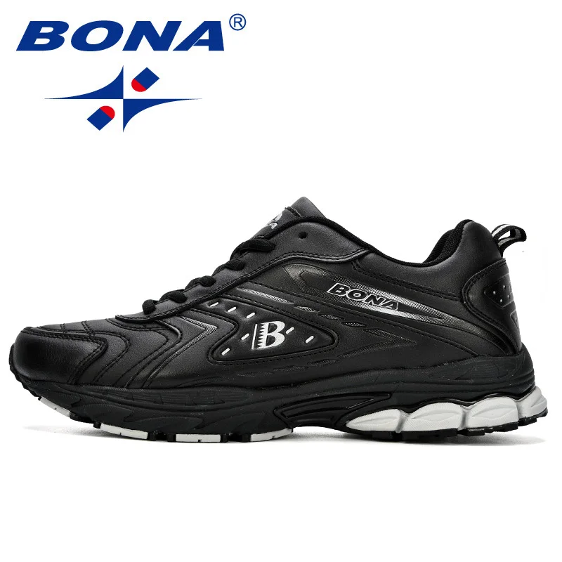 Кроссовки BONA спортивная обувь для мужчин легсветильник мужские из микрофибры, дизайнерская спортивная обувь без застежки для фитнеса и бег... от AliExpress RU&CIS NEW