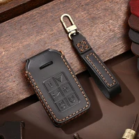 leather smart car key case cover bag for volvo s90 v90 xc90 xc60 xc40 xc70 v60 v90 auto key holder with keychain shell protect