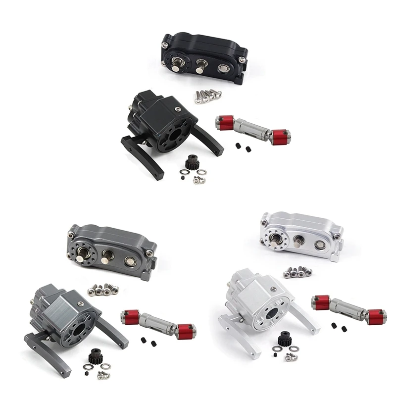 

Front Motor Transmission Prefixal Gearbox Transfer Case for 1/10 RC Crawler Car Axial SCX10 & SCX10 II Parts