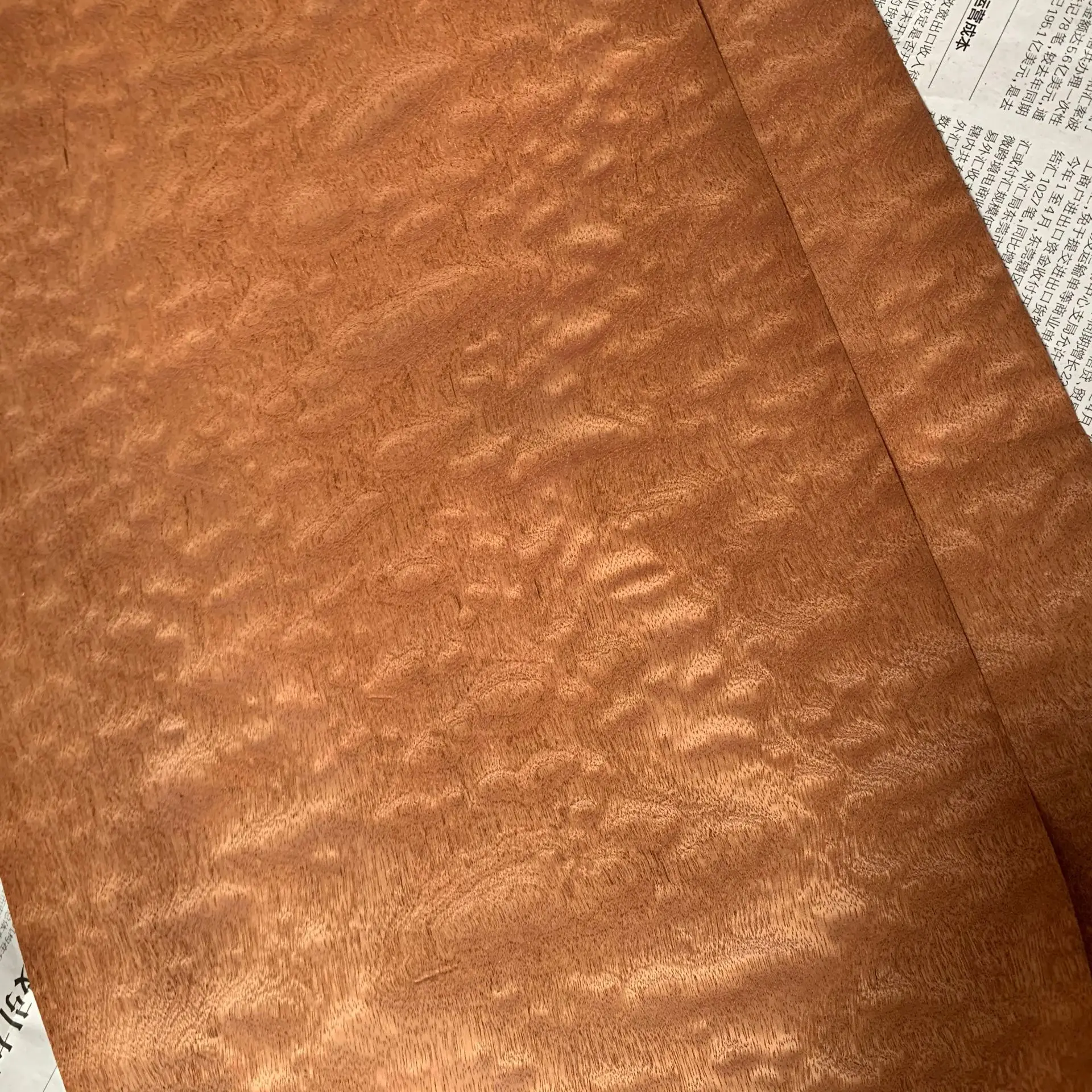 Натуральный подлинный шпон Sapele Pommele декоративный нарезанный для мебели около 0 25 5