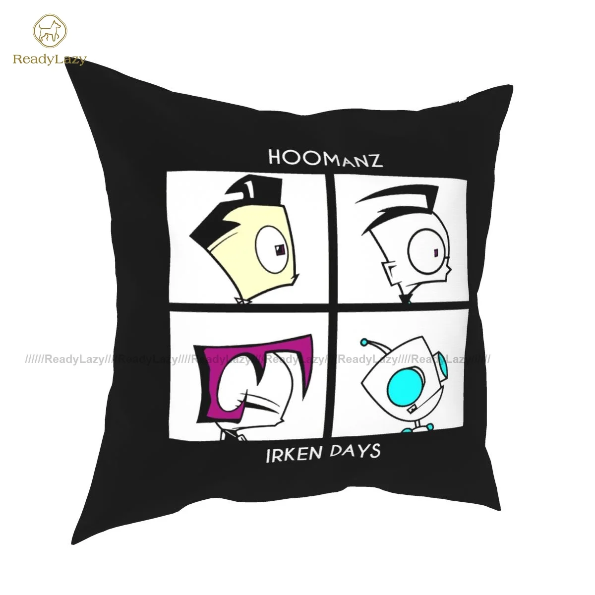 

Чехол-Подушка Invader Zim, весенний современный чехол-подушка из полиэстера, обнимающий чехол на молнии