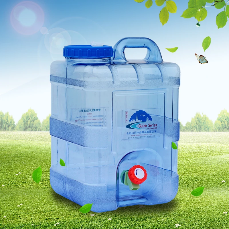 

7.5-20L Outdoor Reusable Plastic Water Bottle Portable Water Container Kitchen Item Clear Water Bottle Waterbottle Free Shipping