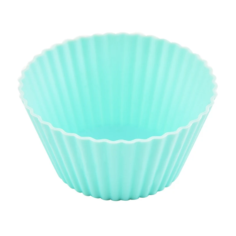 6 шт./компл. силиконовая форма для торта круглой формы маффинов капкейков выпечки