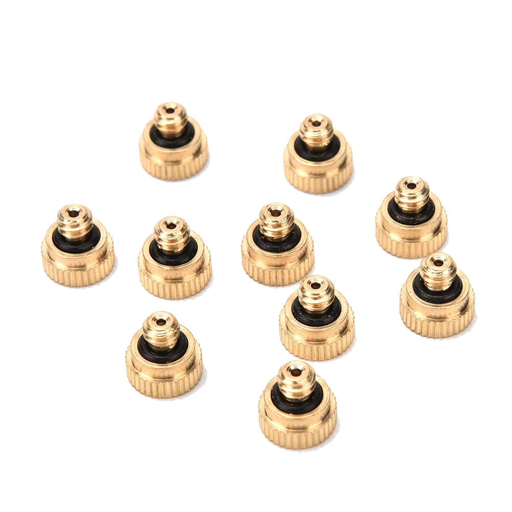 Threaded 0.3mm Brass Low Pressure Misting Fog Nozzle Misting Fogging Spray Sprinkler Head