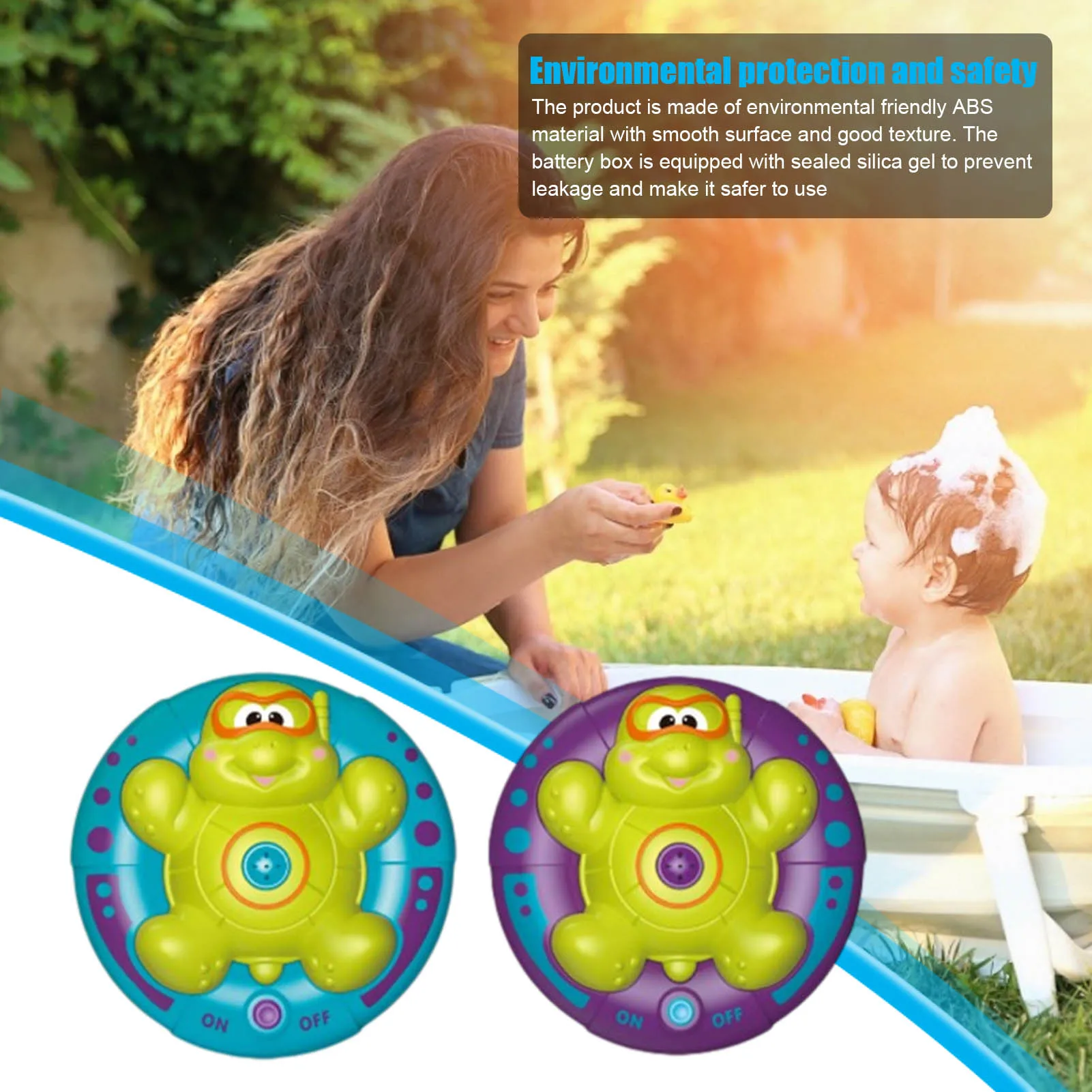 Новая игрушка для ванны малышей милые Мультяшные животные вращающиеся игрушки