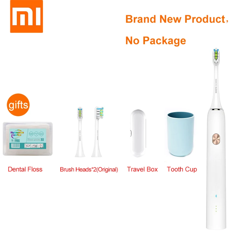 Xiaomi Soocare X3 Soocas электрическая зубная щетка Водонепроницаемая беспроводная зарядка звуковая обновленная поддержка перезаряжаемая ультра звуковая для взрослых
