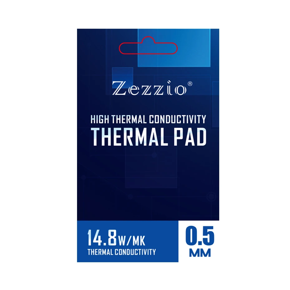 Zezzio Heat Dissipation Silicone Pad 12.8 14.8 16.8W/MK For CPU GPU RAM Motherboard Multifunction High performance Thermal Pad