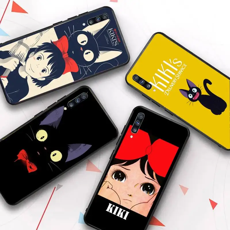 

Cartoon Anime Girl Cat Kiki's Delivery Service Phone Case for Samsung Galaxy A51 30s a71 Soft Silicone Cover for A21s A70 10 A30
