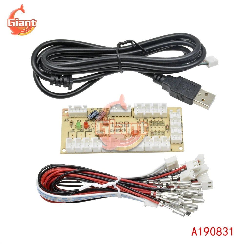 USB аркадный джойстик печатная плата Нулевая задержка энкодер ПК для джойстика