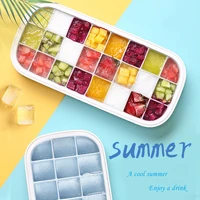 ecoco 24hole silicone ice cream mould ice cube tray popsicle barrel diy mold dessert ice cream mold with