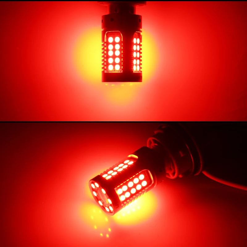 Нет Hyper Flash 3157 светодиодный Canbus Янтарный красный 7443 T20 1157 BAY15D светодиодный лампы для автомобильных тормозов/хвостов, стояночных дневных ходовых/поворотных сигналов