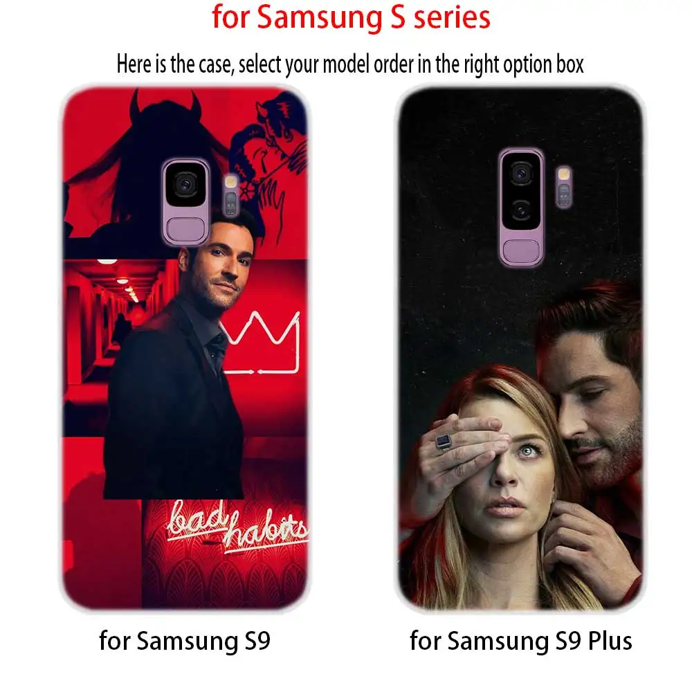 Мягкий силиконовый чехол для Samsung S30 S20 S11 S10 S9 S8 Plus lite 11e 10e Uitra S7Edge TV Series Lucifer |