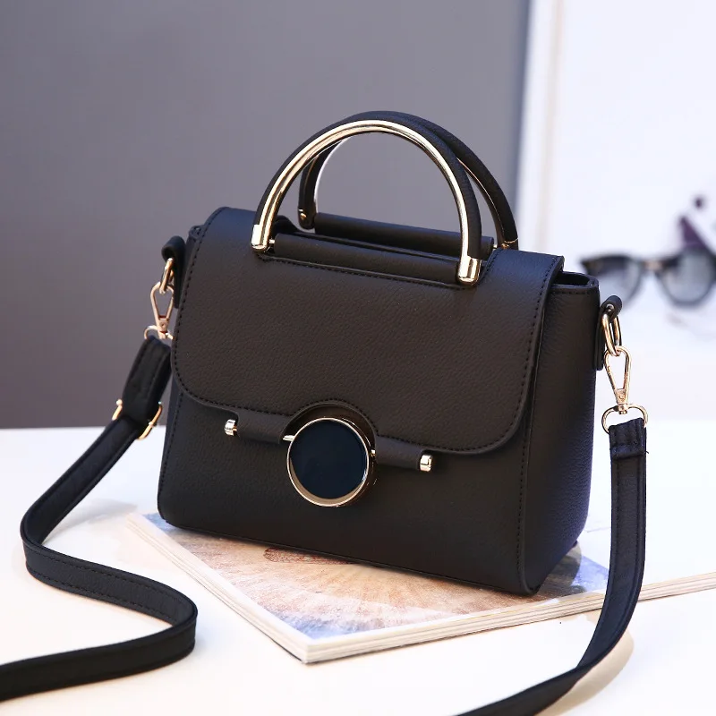 

Women Messenger Bag Leather Brand Ladies Crossbody Bags For Women Handbags Teenager Girls Mini Bag with Sequined Lock Gifts W394