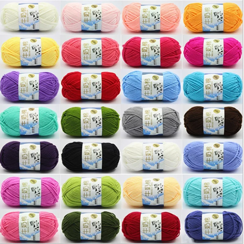 

Felicia wool 50g milk yarn 5 layers knitting yarn smooth yarn soft yarn crochet yarn Benang Kait