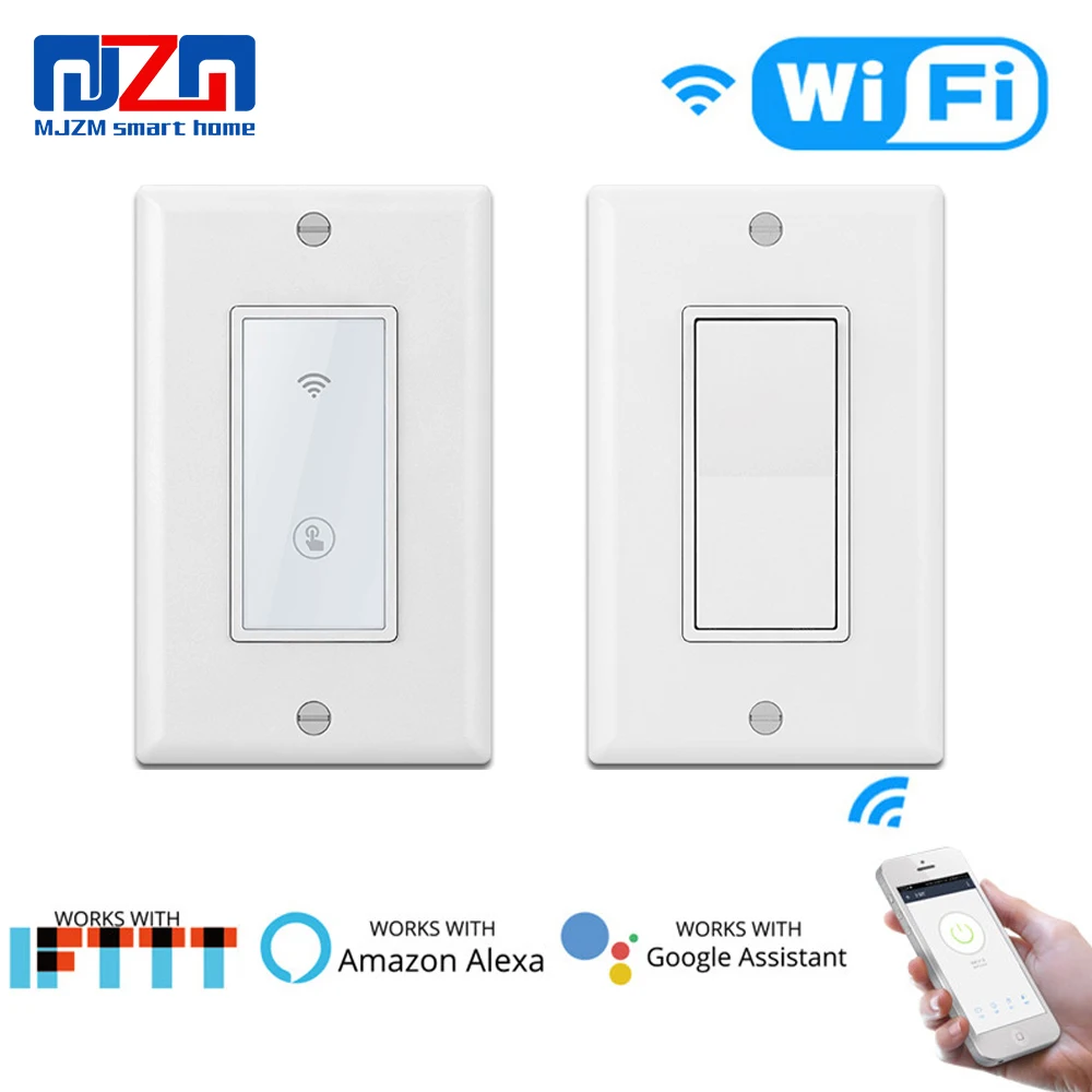 Wi Fi настенный кнопочный дистанционный переключатель освещения приложение