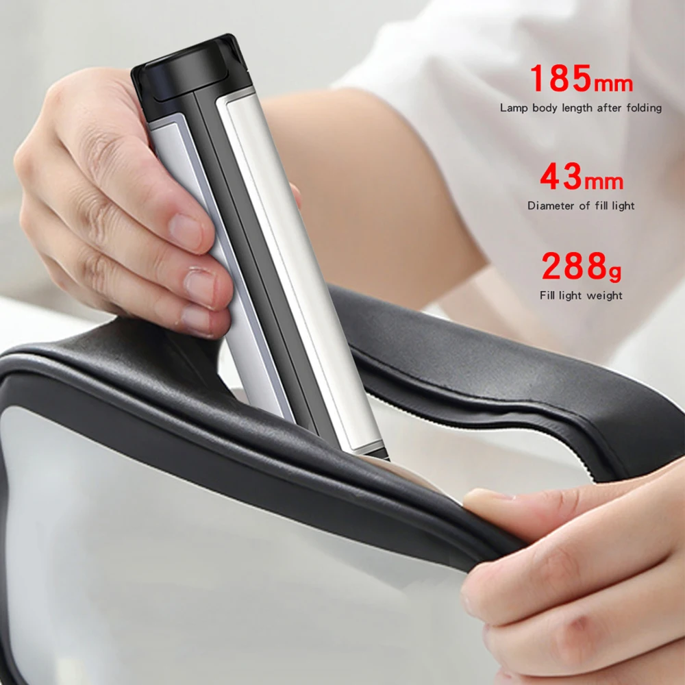 

Mobile Phone Fill Light Beauty Lamp 2021 New Photography Outdoor Portable Fold Rechargeable Multifunction Photographic Lighting