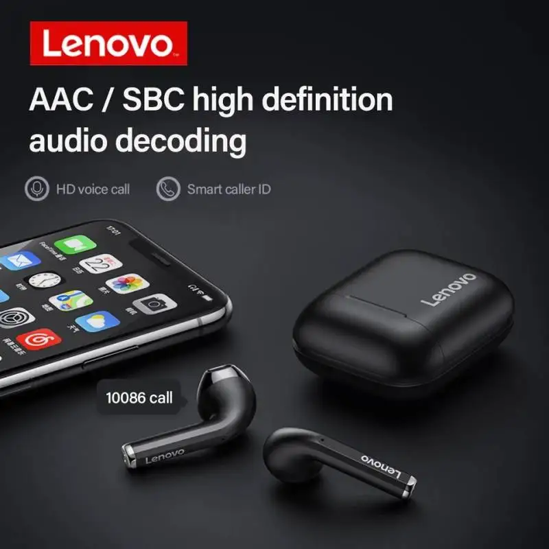 

Original New Lenovo LP2 TWS Wireless Earphone Bluetooth 5.0 Dual Stereo Bass Touch LP1 UPDATED IPX5 Life Waterproof Dual Mic
