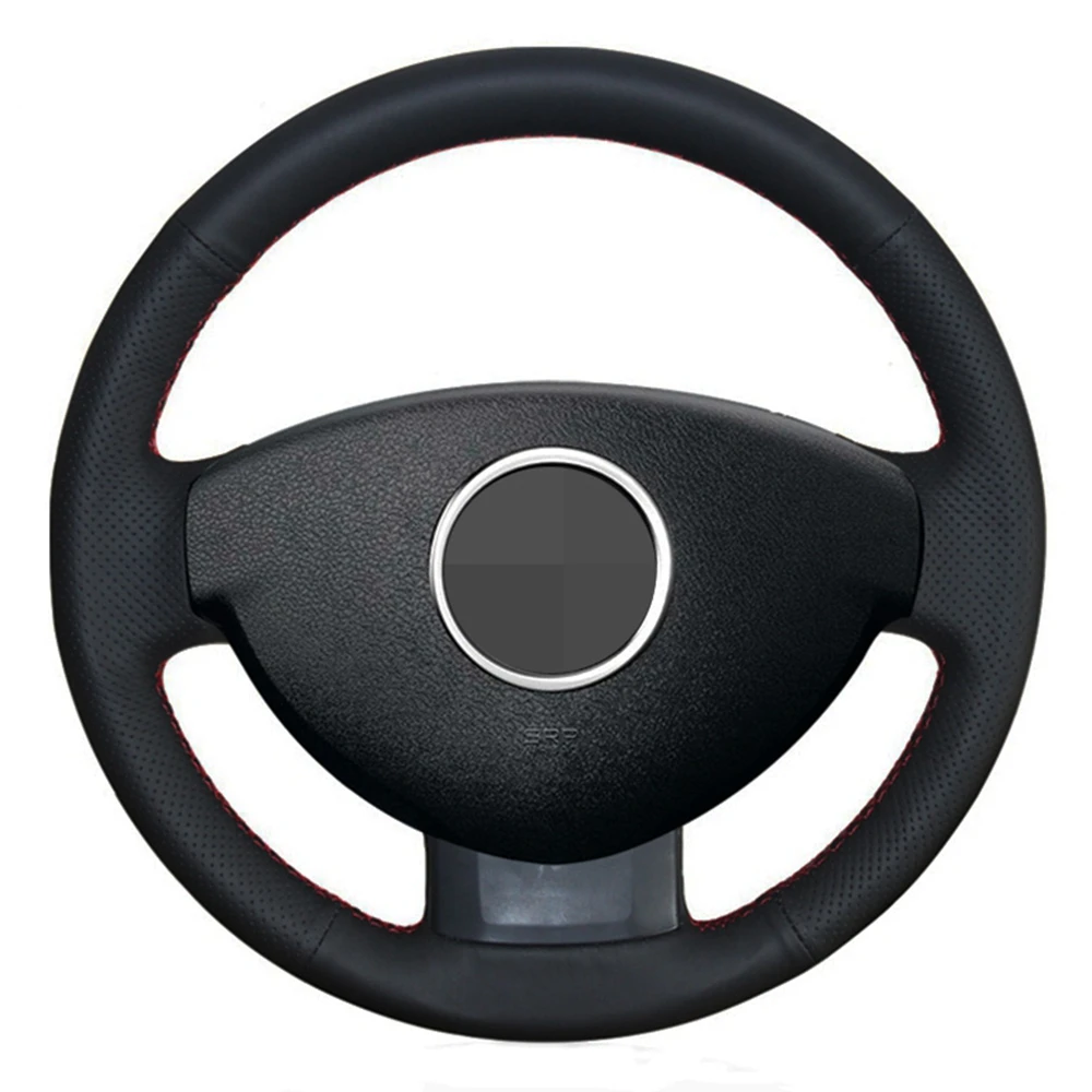 Крышки рулевого колеса вручную Мужская прошитая обувь черного цвета из