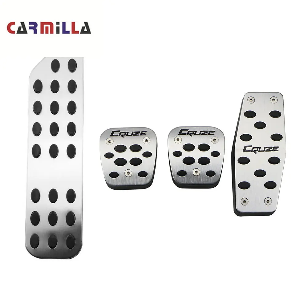 

Stainless Steel Car Rest Foot Pedals Gas Fuel Pedal Protection Cover for Chevrolet Cruze Sedan Hatchback 2009 - 2015 Accessories