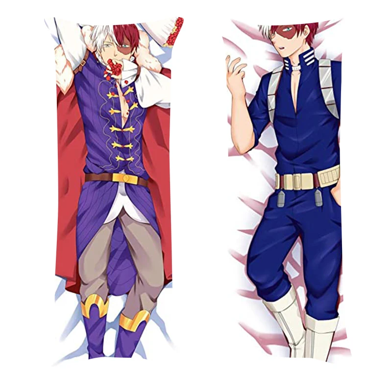 Чехол для подушки с героями аниме Моя геройская Академия атласные обнимающие