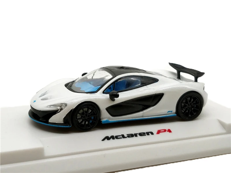 white blue 1: 64 цветная Модель Коллекция Модель автомобиля mlaren P1 литье под давлением миниатюрный автомобиль - Цвет: white blue