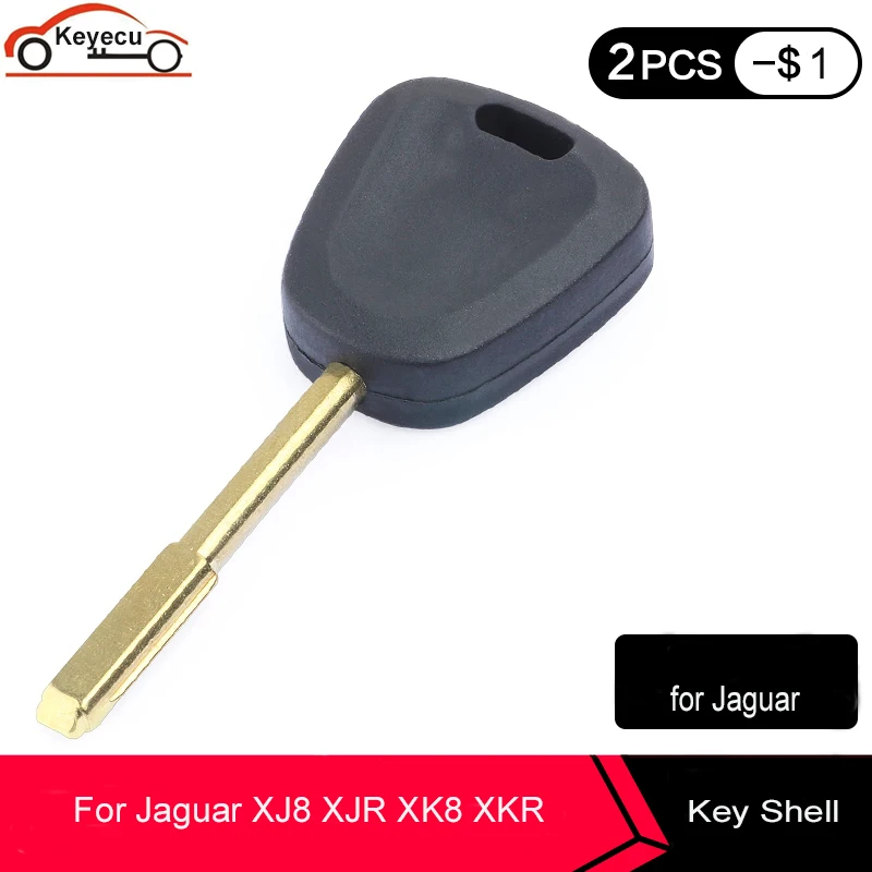 Чехол для ключа-транспондера KEYECU 3x чехол Jaguar XJ8 XJR XK8 XKR 1997 1998 1999 2000 2001 2002 2003 - купить