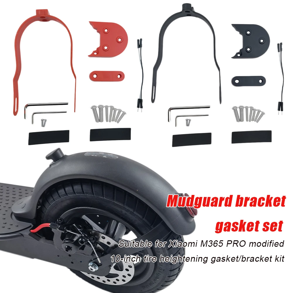

Rear Mudguard Support Bracket Gasket for 10" Tire Shockproof Accessories Suitable for Xiaomi M365/1S/PRO/PRO2 Electric Scooter