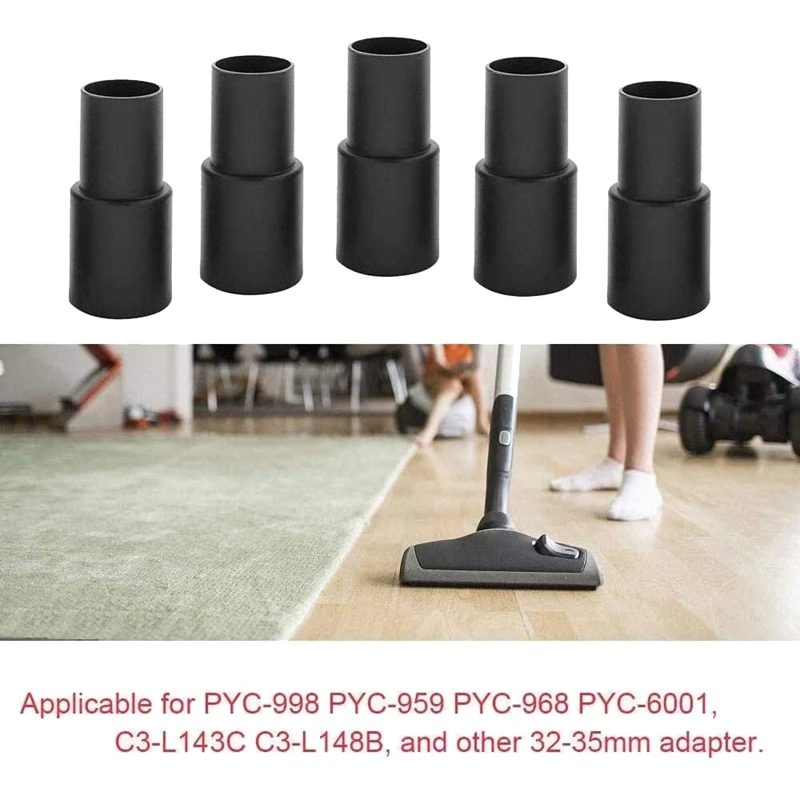 

6PCS Vacuum Cleaner Hose Adapter Converter Parts Accessory for 32mm to 35mm Hose Connector Vacuum Conversion