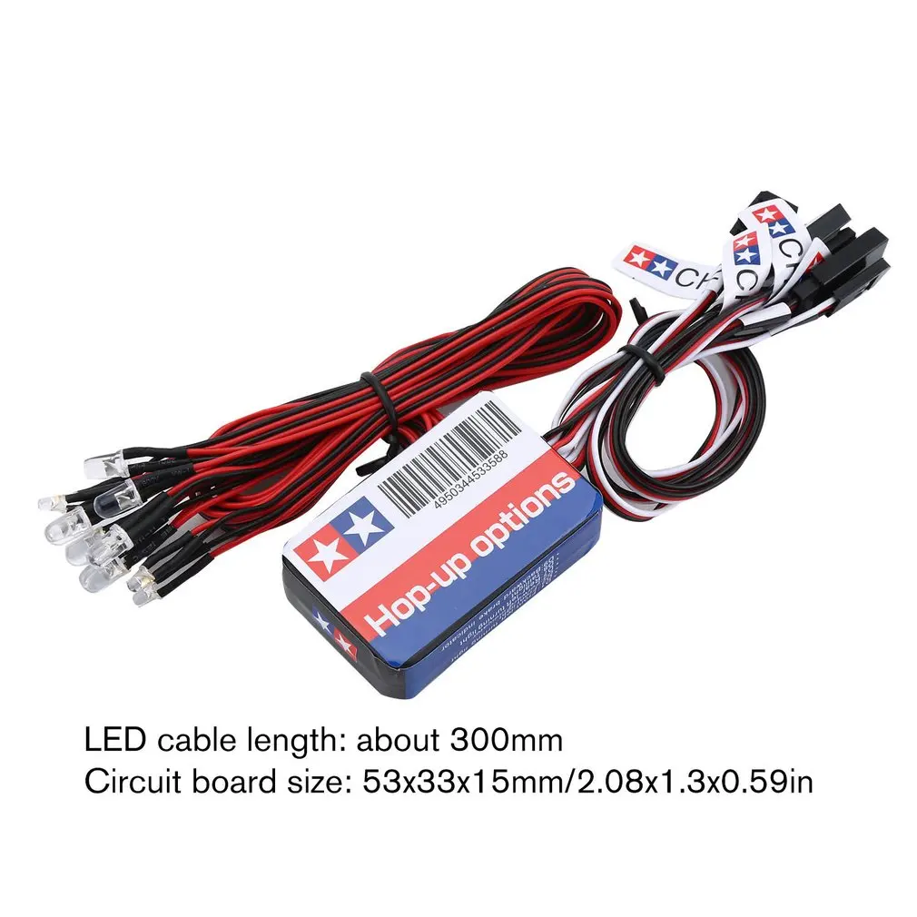 

12 LED Lighting Kit Steering Brake Simulation Flash Light for 1/10 RC Car For Yokomo For Tamiya Exquisitely Designed Hot!