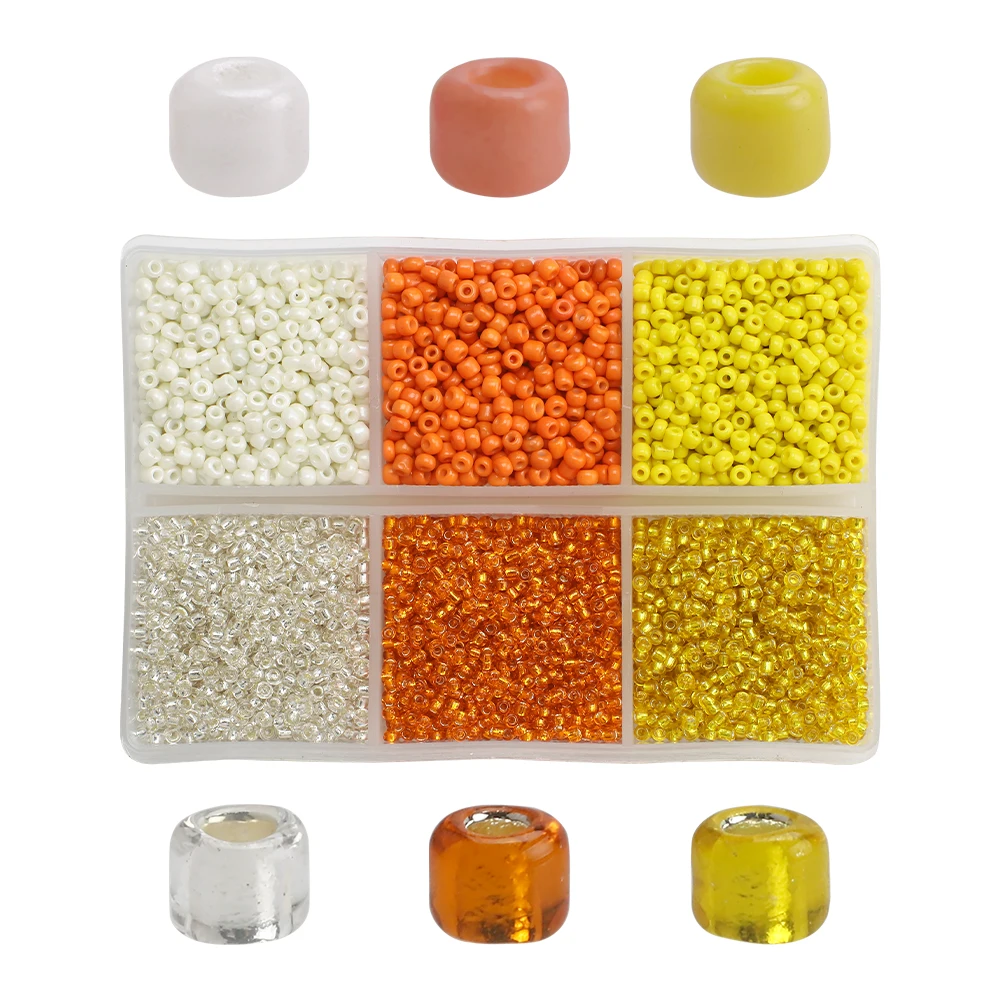Набор из 2 мм бусин чешского стекла Очаровательные Круглые бусины-разделители