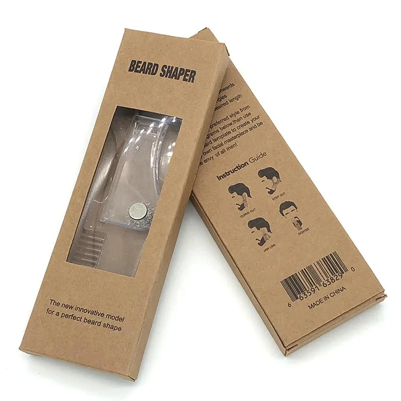 Двухсторонний шаблон для придания формы бороде расческа бороды из АБС-пластика