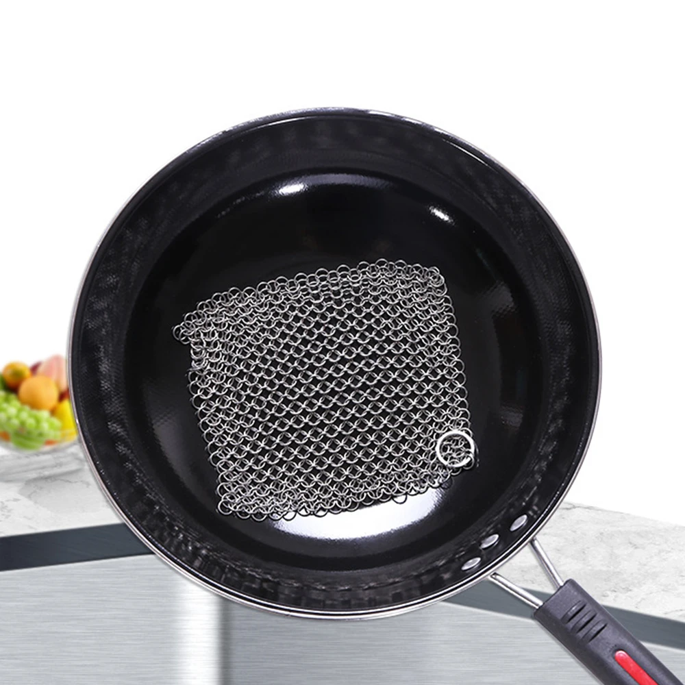 Проволочная щетка для кастрюль кухонная посуда чистящий шарик из нержавеющей