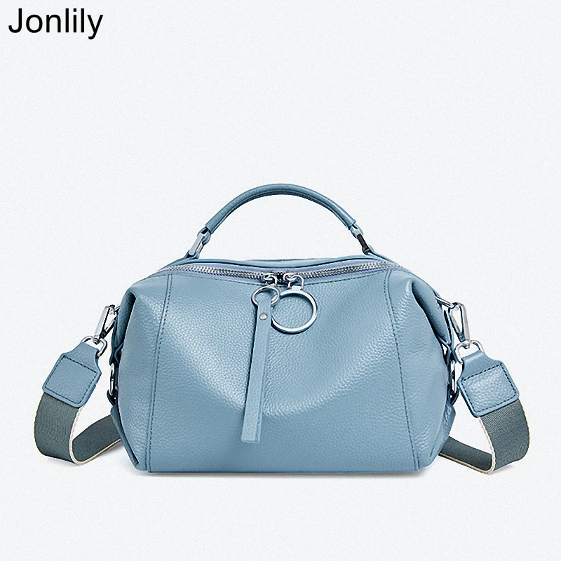 

Jonlily Women Genuine Leather Shoulder Bags Female Fashion Crossbody Bag Elegant Handbag Totes Teen Girl's Daybag Purse -KG604