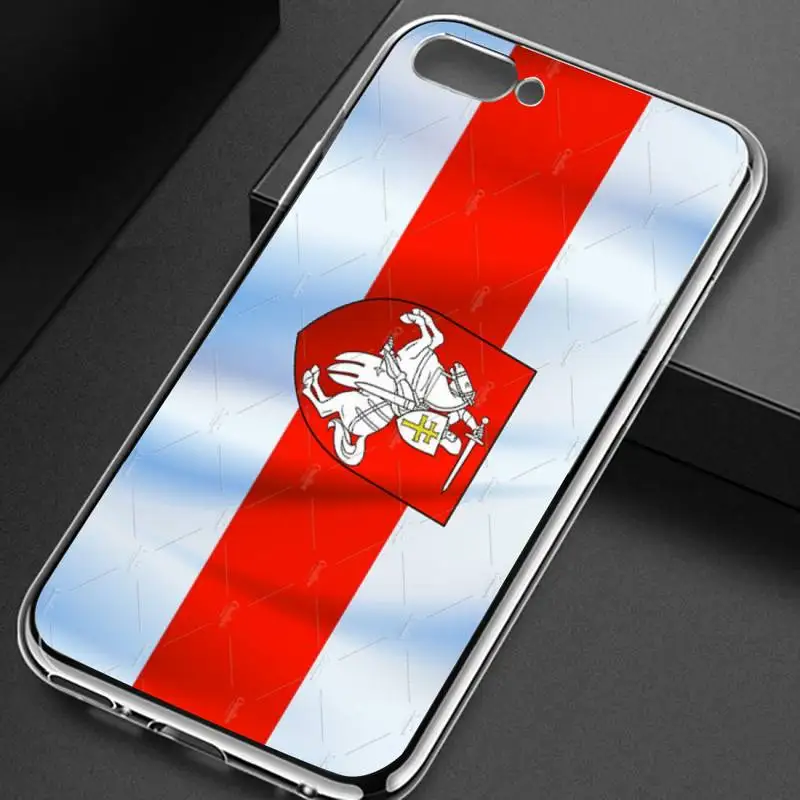 

Belarus flag Phone Case Transparent for iPhone Samsung xiaomi huawei p 11 12 6 7 8 9 20 30 40 Pro X Max XR Plus lite mobile bags