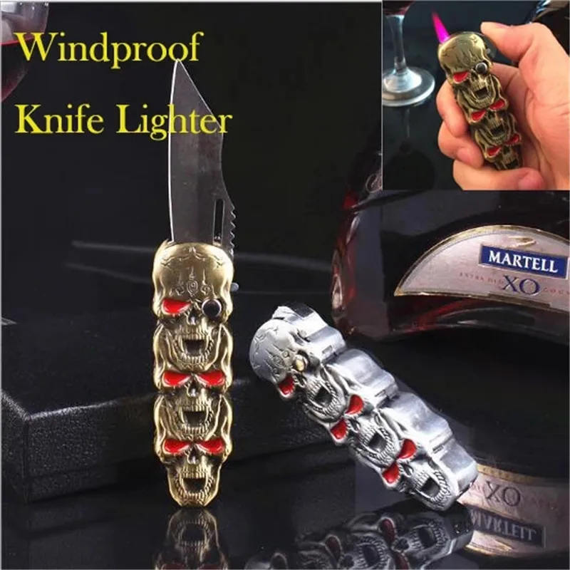 Многофункциональная Бутановая Зажигалка Dragon Tiger Head креативный портативный