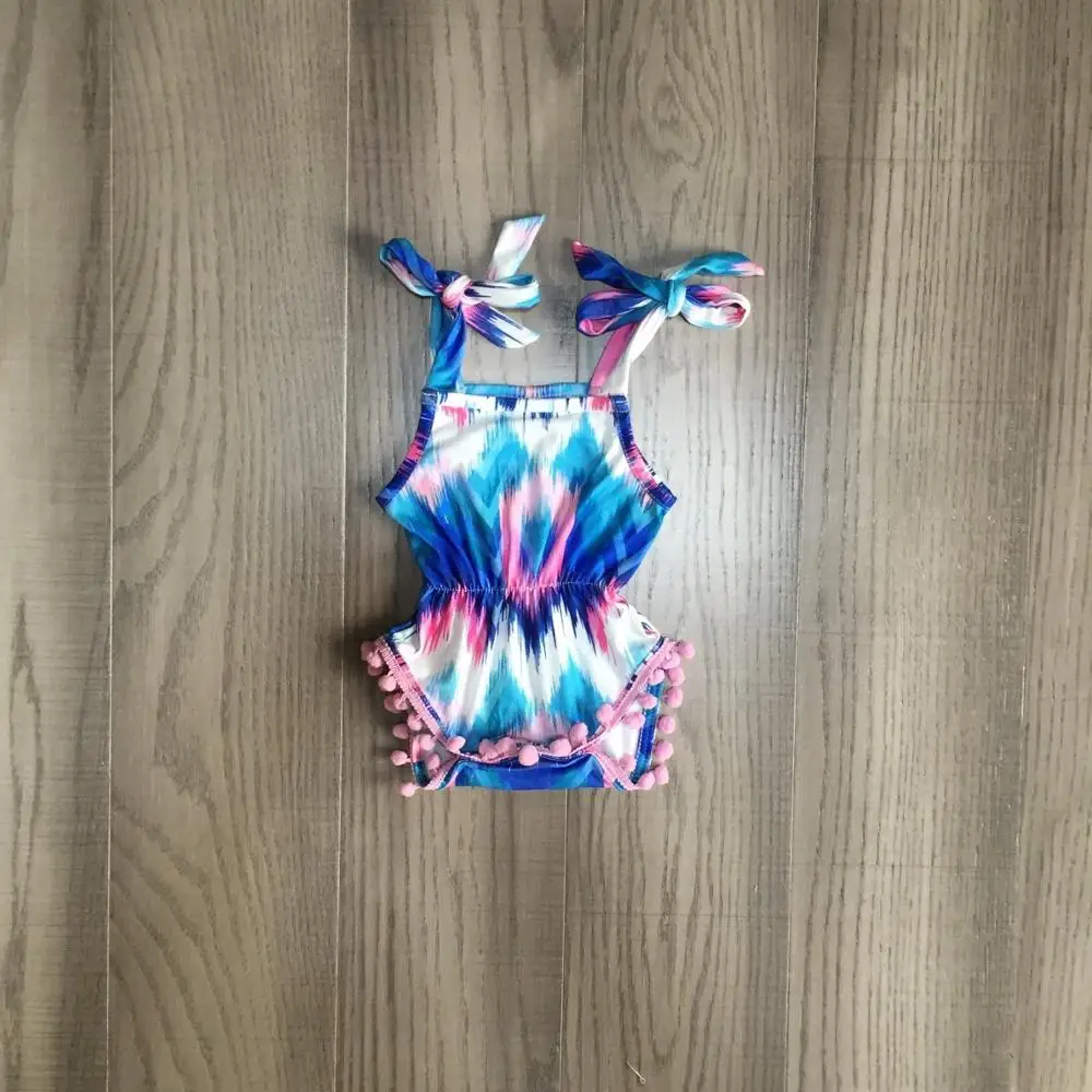 Летняя детская одежда для маленьких девочек детский тканый комбинезон с