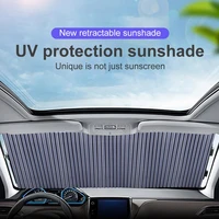 46cm sunshade car retractable windshield anti uv car window shade car front sun block auto rear window foldable curtain